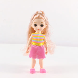 1/12 13 Moveable Jointed 16cm Dolls Toys Lovely Baby Doll Nude Women Body Fashion Dolls Toy For Girls Gift Dress Up Normal Skin