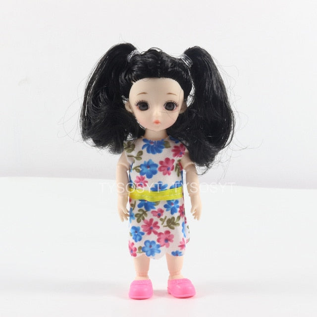 1/12 13 Moveable Jointed 16cm Dolls Toys Lovely Baby Doll Nude Women Body Fashion Dolls Toy For Girls Gift Dress Up Normal Skin