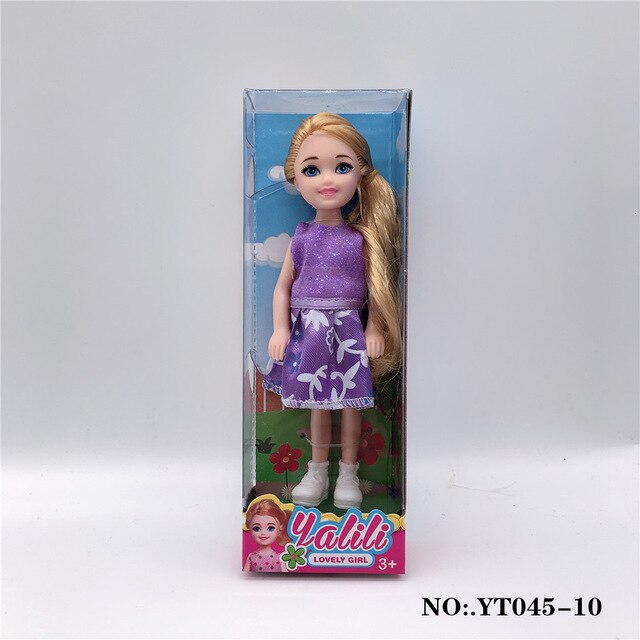 2020 Newest 5 "Cute Kelly Barbies Doll With Gift Box Packaging Plastic Children Toy Accessories Girls Gifts Play House