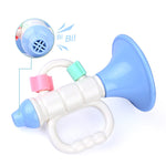 Baby Rattle Trumpet Can Be Boiled Teeth Rubber Molar Toy 0-3 Years Old Boy Girl baby Hand Toy Safety Non-Toxic Supplies